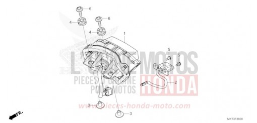 FEU ARRIERE ADV750M de 2021